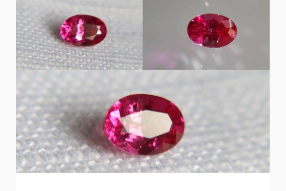 vivid Hot Pink Sapphire, unheated| GIA 0.48 ct