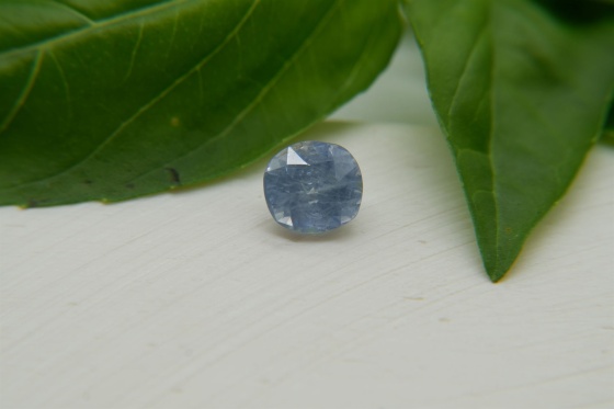 Pastel Blue Sapphire, dsigner cut 1.40 ct