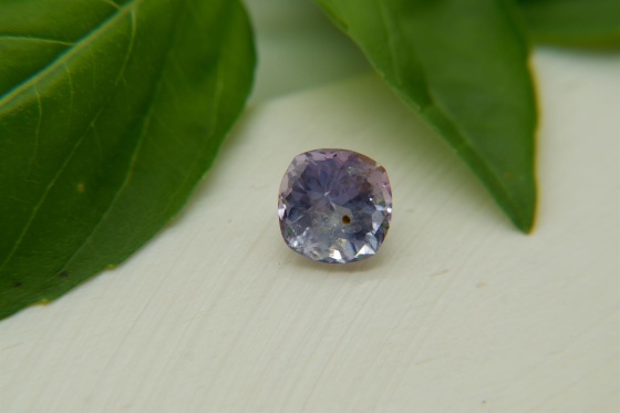 Pastel Violet Sapphire, calibrated cut 2.15 ct