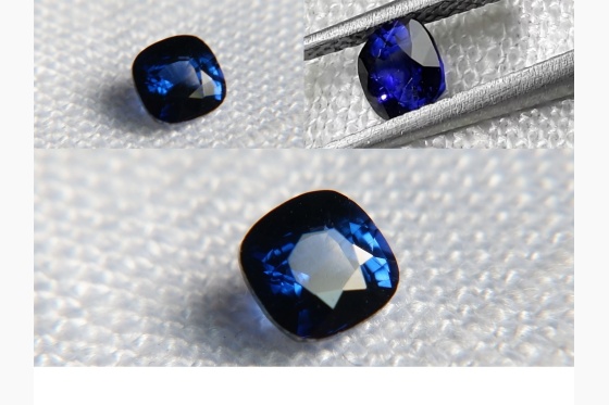 vivid Royal Blue Sapphire, unheated| GIA 0.47 ct