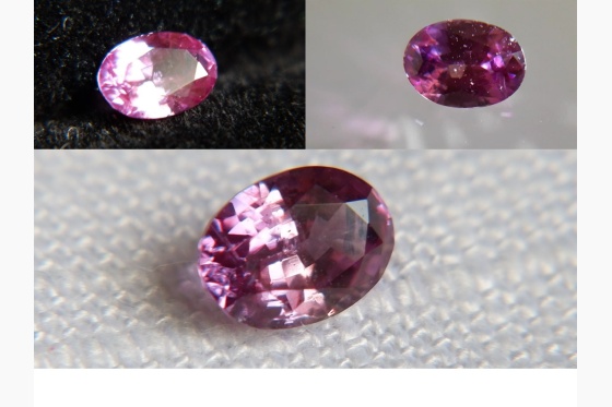 peach pink Sapphire/Ruby, unheated| GIA 0.71 ct