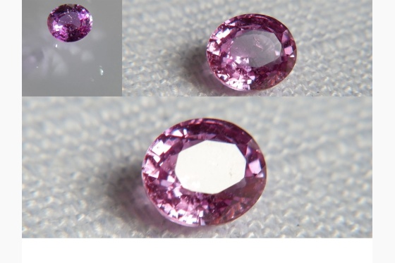 Genuine pink Sapphire, unheated| GIA 0.65 ct