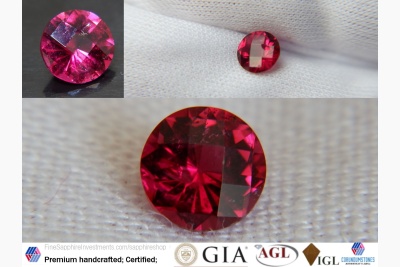 Rubellite, untreated, raspberry red/purplish 0.78 ct