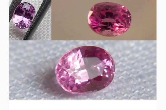 Genuine vivid pink Sapphire| GIA 0.56 ct