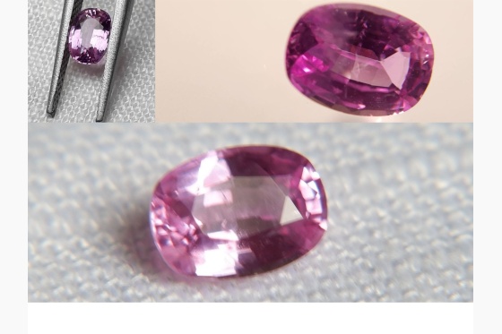 Genuine vivid pink Sapphire| GIA 0.70 ct