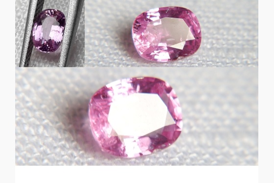 Genuine vivid pink Sapphire| GIA 0.78 ct