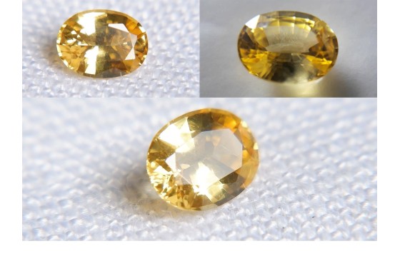 Yellow Sapphire - Oval - 0.51 ct. - IGL