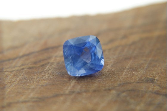 Velvet Blue Sapphire - Cushion - 4.55 ct. - COR