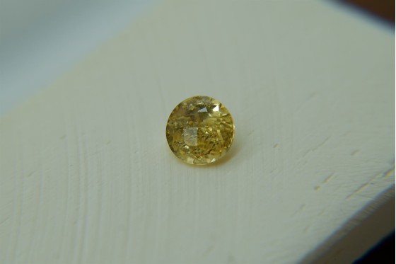 Vivid Lemon Yellow Sapphire - Cushion - 1.35 ct. - COR