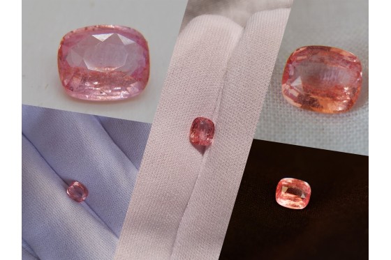 Padparadscha Sapphire - Cushion - 1.22 ct. - CSL