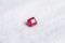 Blood Red Ruby - Octagon - 0.71 ct. - IGL