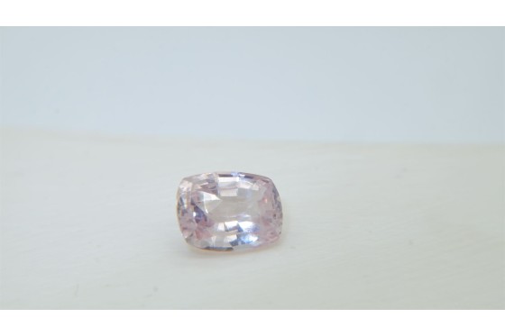 Vivid Pastel bi-color Pink/Violet Sapphire - Rectangular - 2.39 ct. - COR