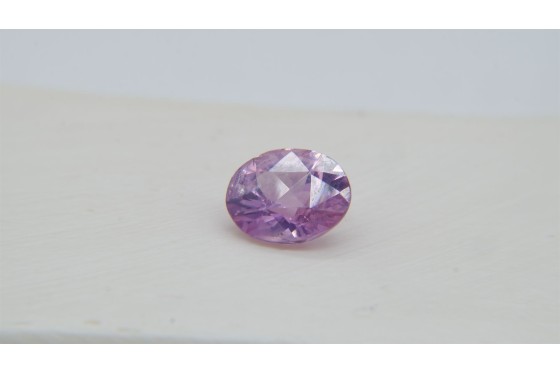 Vivid color-change Pink/Violet premium Sapphire - Oval - 1.98 ct. - COR