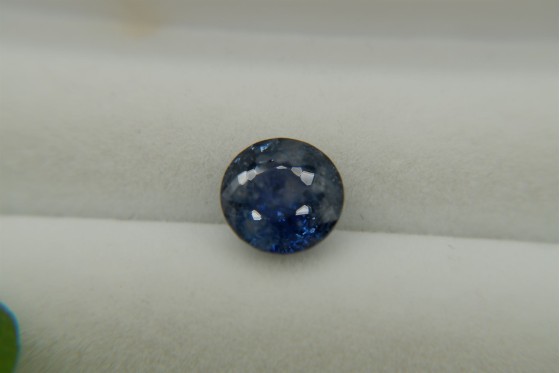 Neon Velvet Blue Sapphire - Round - 3.1 ct. - COR