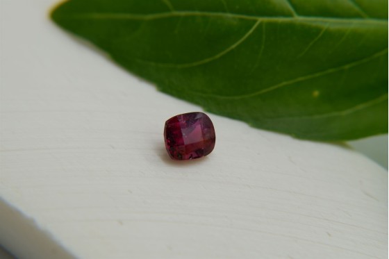 red Pink Ruby - Octagon - 0.75 ct. - COR