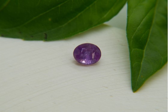 Violet Pink Sapphire - Oval - 1.2 ct. - COR