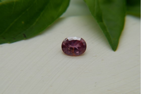 pinkish-Orange Sapphire - Oval - 1.2 ct. - COR