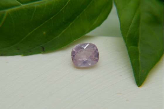 Pastel purplish-Pink Sapphire - Rectangular - 1.05 ct. - COR