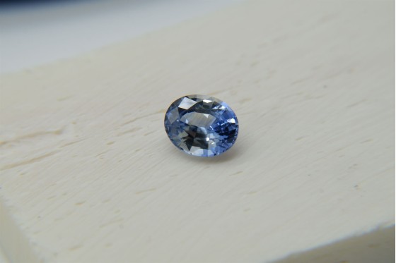 APPRAISED PREMIUM: Pastel Blue Sapphire - Oval - 0.8 ct. - COR