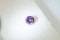 Vivid orangish-Violet Sapphire - Round - 1.05 ct. - COR