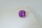 Vivid orangish-Violet Sapphire - Cushion - 1.2 ct. - COR