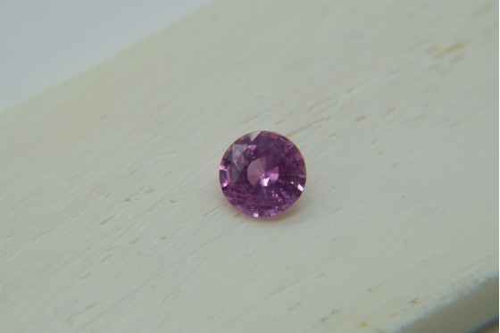 APPRAISED PREMIUM: Vivid Pastel Pink Sapphire - Round - 1.21 ct. - IGL