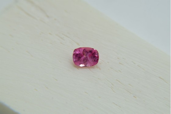 APPRAISED PREMIUM: Vivid Hot Pink Sapphire - Rectangular - 0.8 ct. - COR