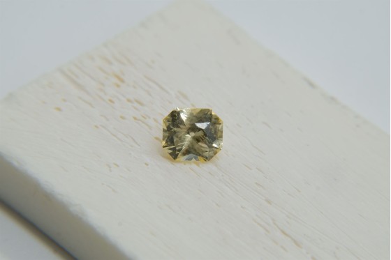 PREMIUM: Vivid Pastel Yellow Sapphire - Octagon - 1.1 ct. - COR