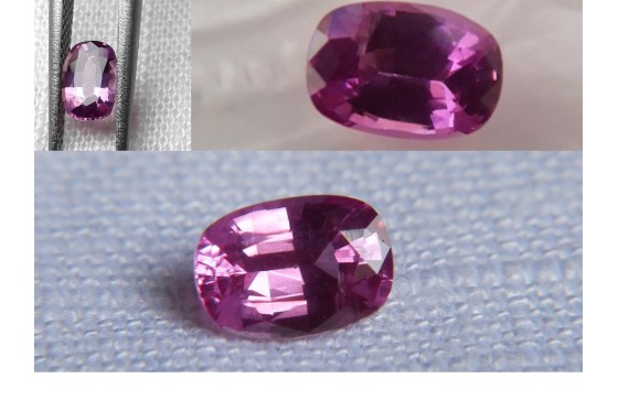 Hot Pink Sapphire - Oval - 0.86 ct. - IGL