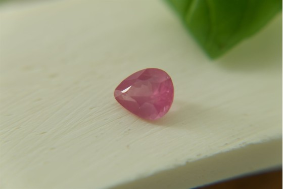 RARE: Neon Pink Mahenge Spinel - Pear - 1.5 ct. - COR