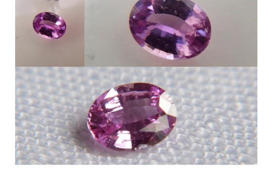 Hot Pink Sapphire - Oval - 0.65 ct. - IGL