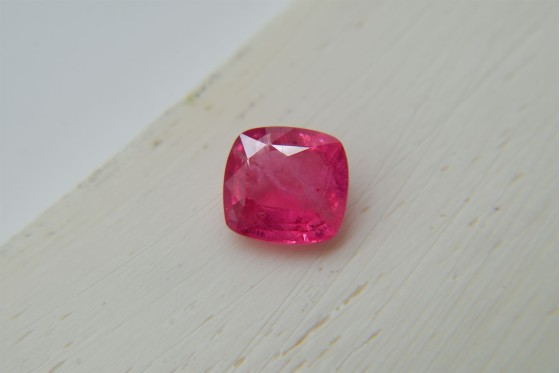 RARE: Neon Hot Pink Mahenge Spinel - Cushion - 2.38 ct. - AGL