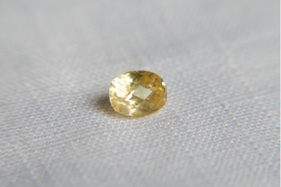 Yellow Metallic Sapphire - Rectangular - 2.05 ct. - AGL